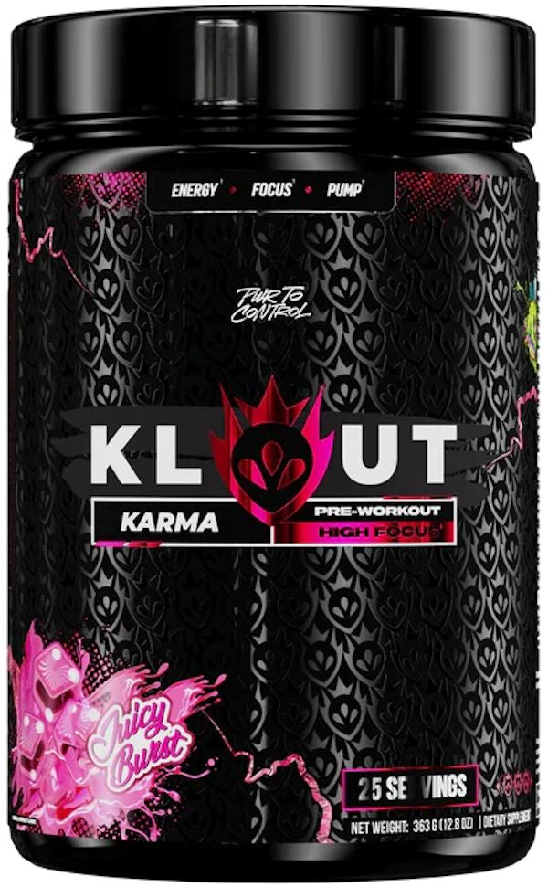 Klout Karma Focus Pre-Workout 25 servings 9