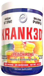 Hi-Tech Krank3d Pre-Workout muscle growth peach