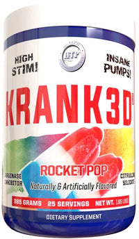 Hi-Tech Krank3d Pre-Workout muscle growth snow cone