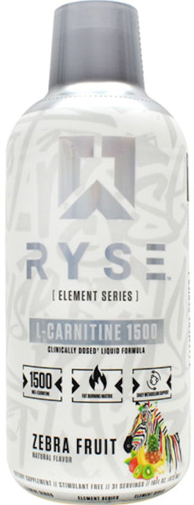 Ryse Supplements Liquid L-Carnitine 1500 31 servings|Lowcostvitamin.com|Fat Burner