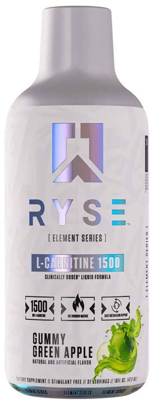 Ryse Supplements Liquid L-Carnitine 1500 31 servings|Lowcostvitamin.com|Fat Burner