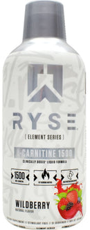 Ryse Supplements Liquid L-Carnitine 1500 31 servings|Lowcostvitamin.com|Fat Burner