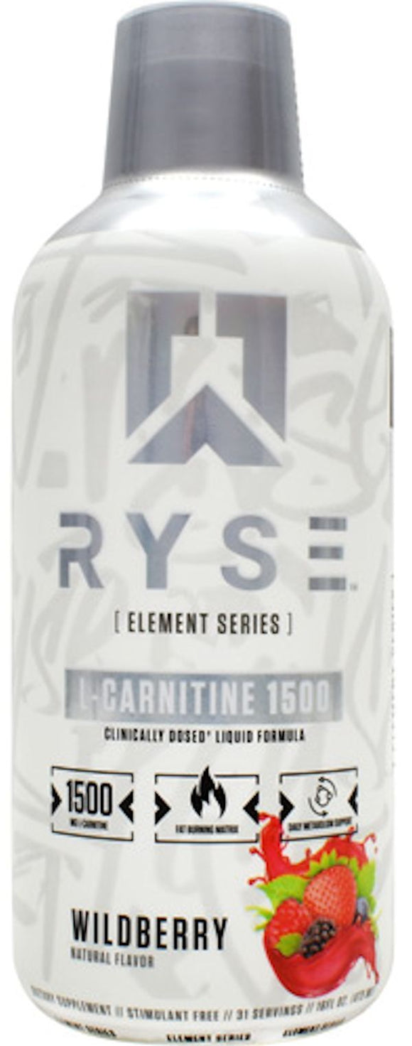 Ryse Supplements Liquid L-Carnitine 1500 31 servings|Lowcostvitamin.com|Fat Burner