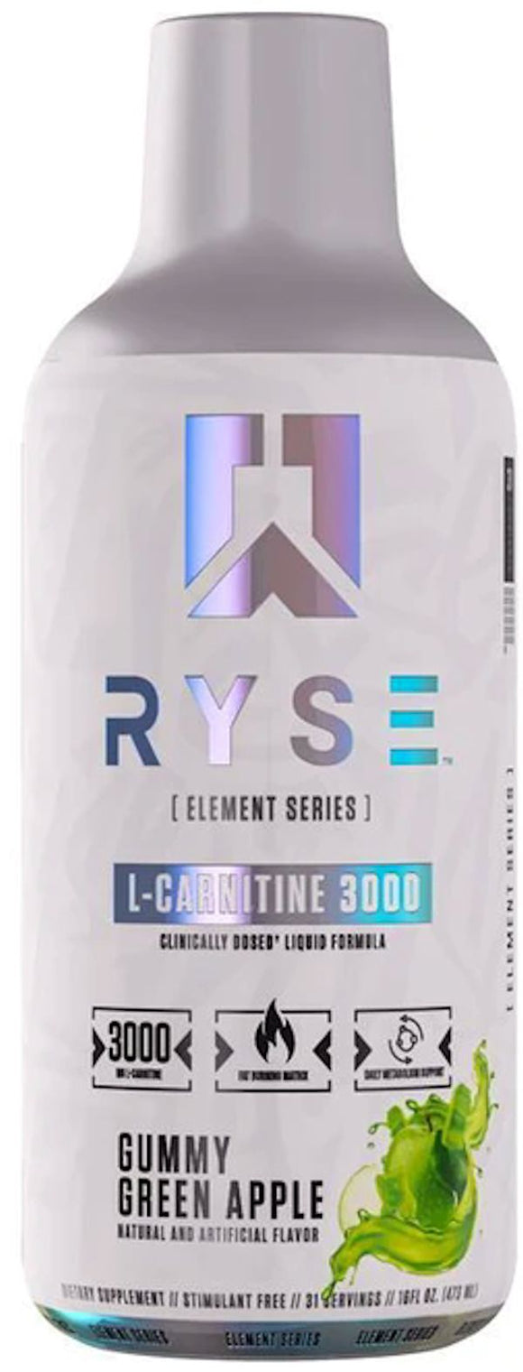 Ryse Supplements Liquid L-Carnitine 3000 31 servings|Lowcostvitamin.com|Carnitine