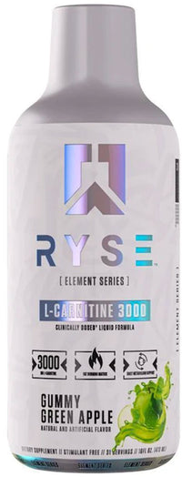 Ryse Supplements Liquid L-Carnitine 3000 31 servings