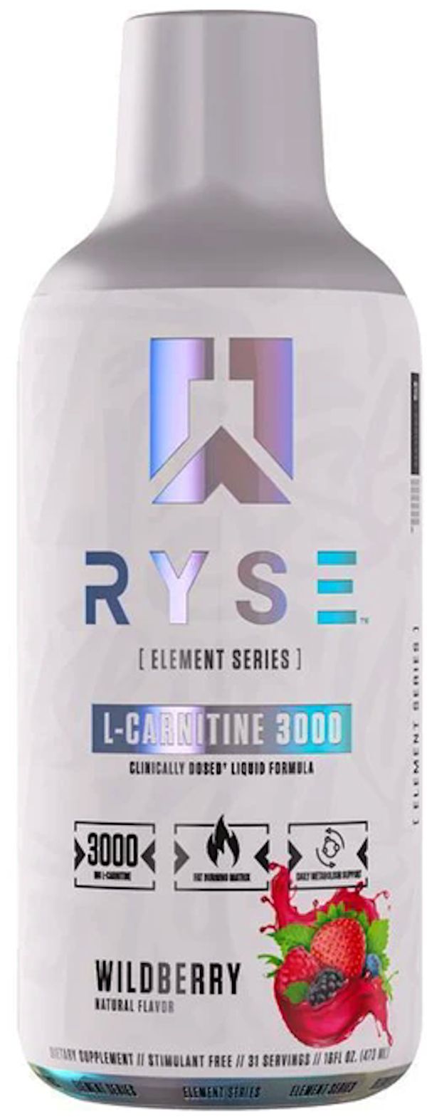 Ryse Supplements Liquid L-Carnitine 3000 31 servings|Lowcostvitamin.com