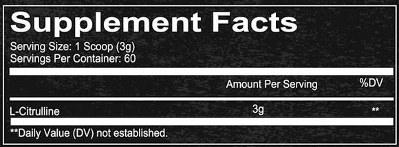 Redcon1 L-Citrulline Pure 60 Servings|Lowcostvitamin.com|Citrulline