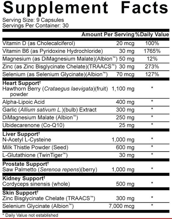 5% Nutrition Liver & Organ Defender 270 caps|Lowcostvitamin.com|Liver Support