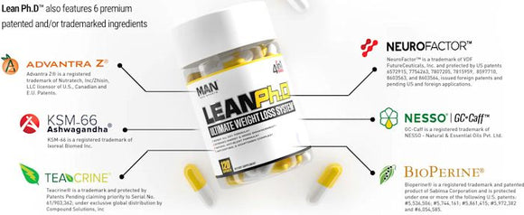 Man Sports Lean Ph.D Fat Burner 120 caps.|Lowcostvitamin.com|Carnitine