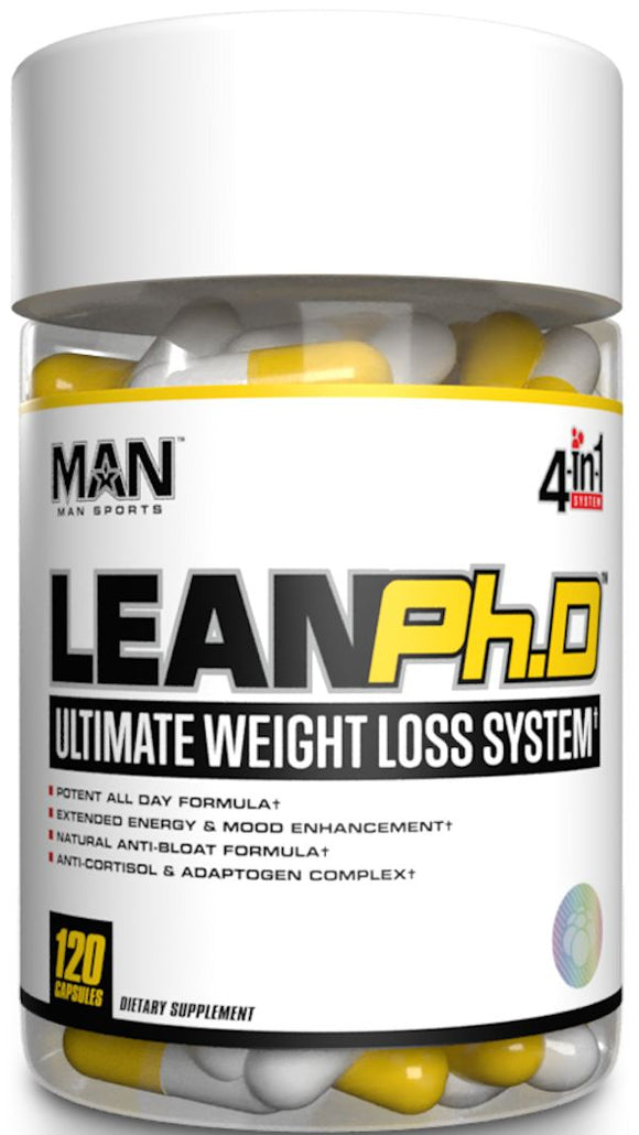 Man Sports Lean Ph.D Fat Burner 120 caps.|Lowcostvitamin.com|Carnitine