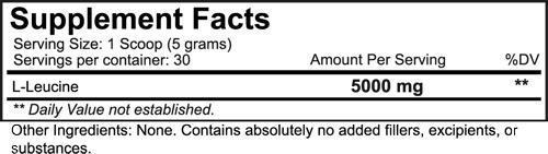 NutraKey Leucine 30 servings|Lowcostvitamin.com|Lean Muscle