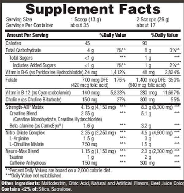 Met-Rx Citrulline Fruit Punch MET-Rx Pre Fx 35 servings