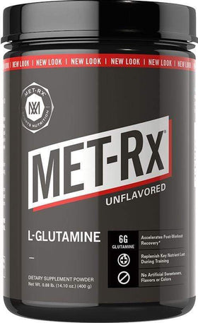 Met-Rx L-Glutamine Powder 400 gms|Lowcostvitamin.com|Glutamine