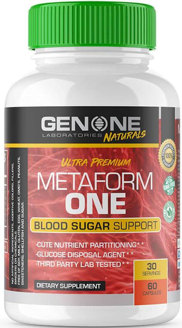 GenOne Labs Metaform One 60 caps|Lowcostvitamin.com|Sugar Control