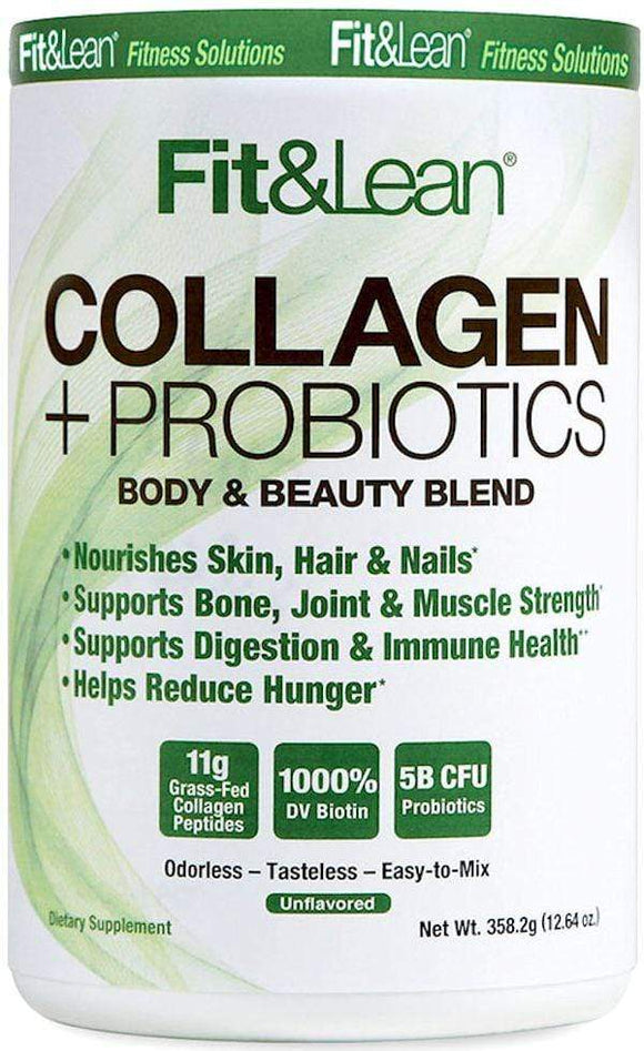 MHP Fit & Lean Collagen + Probiotics 30 servings|Lowcostvitamin.com|Collagen