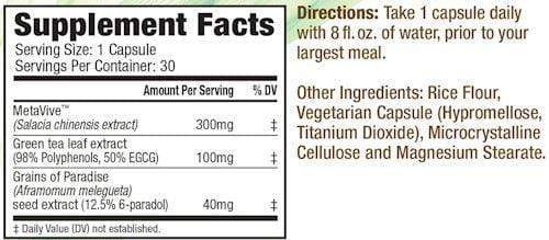 MHP Fit & Lean CliniCAL 30 caps|Lowcostvitamin.com|Grains of Paradise