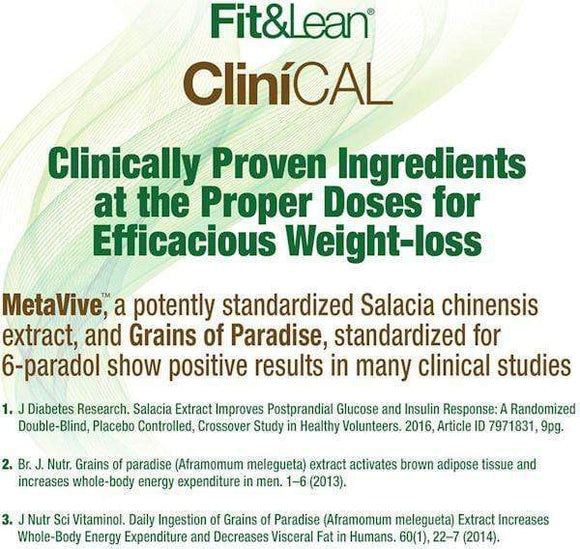 MHP Fit & Lean CliniCAL 30 caps|Lowcostvitamin.com|Grains of Paradise