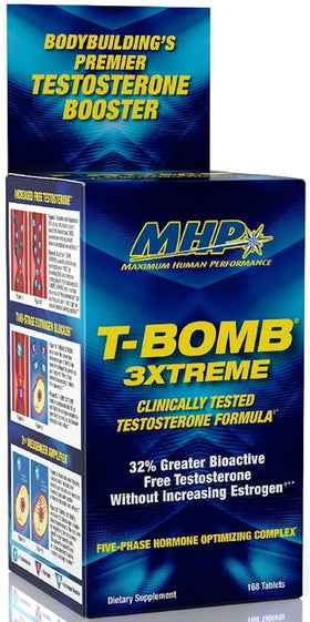 MHP T-Bomb 3Xtreme Test Booster 168 Tabs|Lowcostvitamin.com|Test Booster