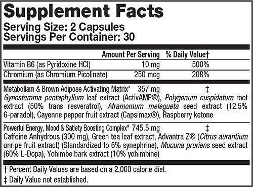 MHP Ultrisine Hardcore Fat Burner 60 Caps|Lowcostvitamin.com|