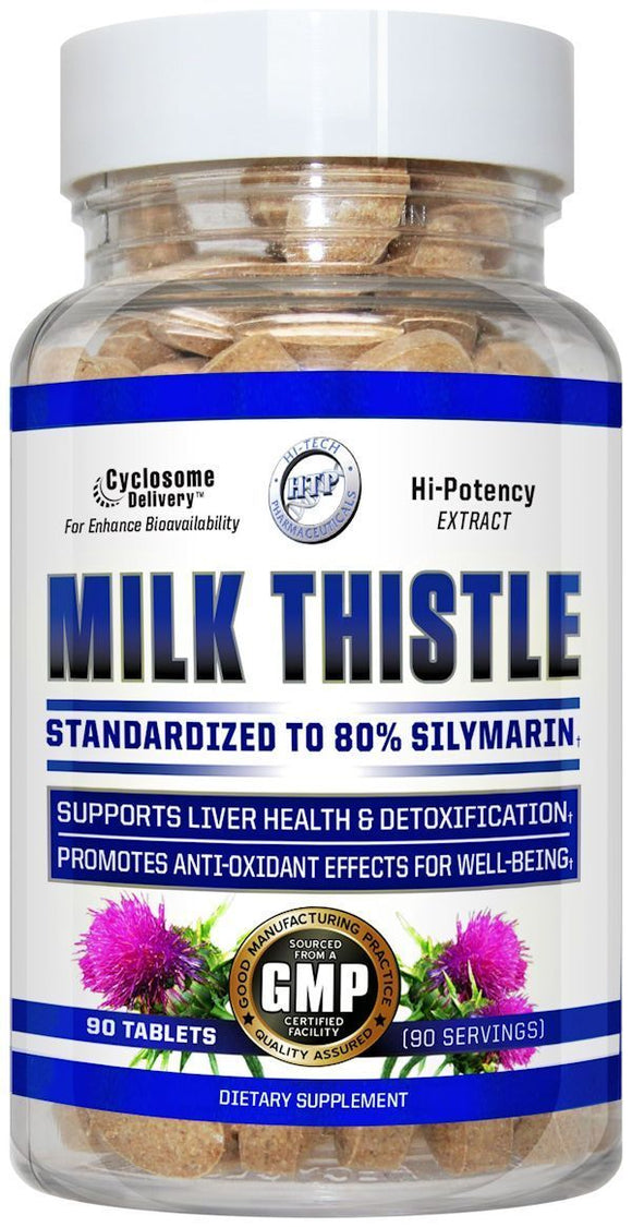Hi-Tech Pharmaceuticals Milk Thistle Extract 90 Tabs|Lowcostvitamin.com|Liver Support