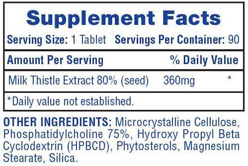 Hi-Tech Pharmaceuticals Milk Thistle Extract 90 Tabs|Lowcostvitamin.com|Liver Support