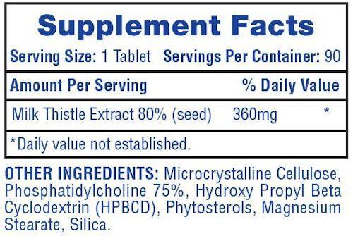 Hi-Tech Pharmaceuticals Milk Thistle Extract 90 Tabs|Lowcostvitamin.com