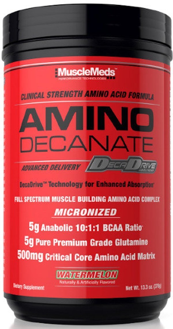 MuscleMeds Amino Decanate bcaa 30 servings punch