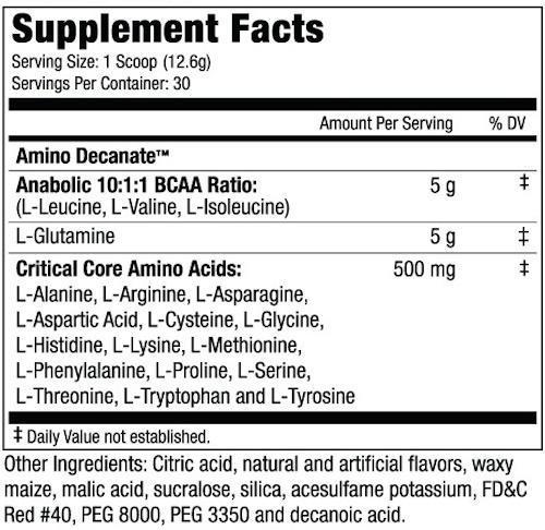 MuscleMeds Amino Decanate 30 servings|Lowcostvitamin.com|Amino Acids