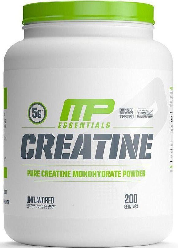 MusclePharm Creatine Essentials 1000gms 200 servings|Lowcostvitamin.com|Creatine