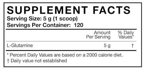 MusclePharm Glutamine 120 serving|Lowcostvitamin.com|