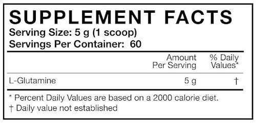 MusclePharm Glutamine 60 serving|Lowcostvitamin.com|Glutamine