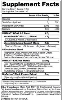 Mutant Nutrition BCAA Mutant BCAA Energy 30 servings