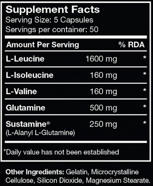 Myogenix BCAA+ G 250 Caps|Lowcostvitamin.com|BCAA