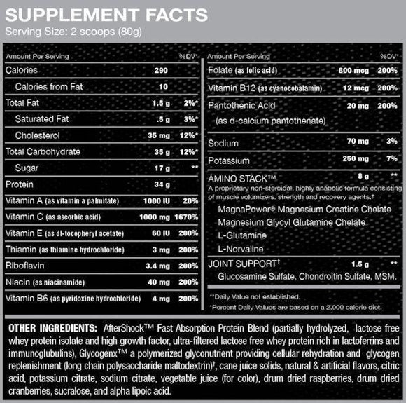 Myogenix After Shock 2.64 lbs|Lowcostvitamin.com|Protein
