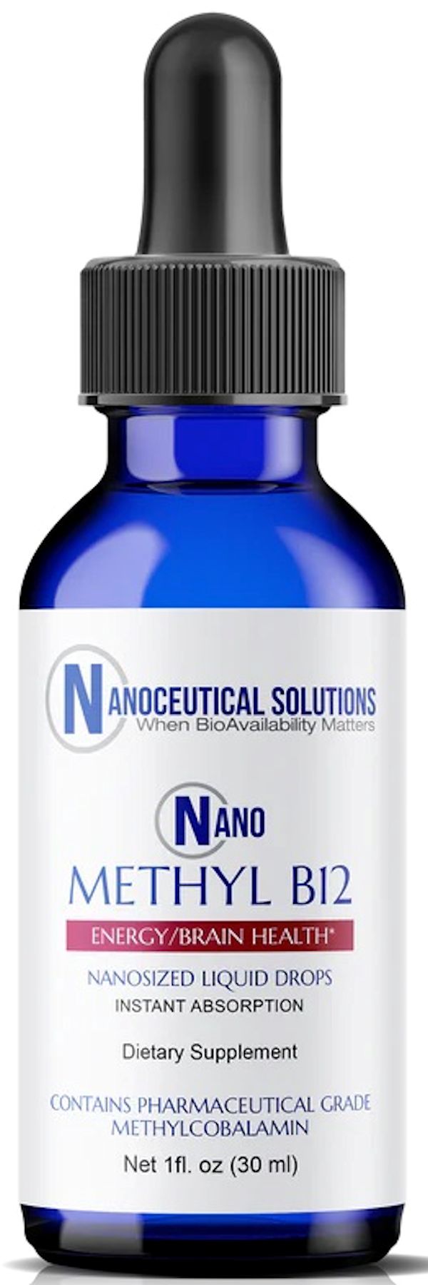 Nanoceutical Solutions Nano Methyl B12 sublingual Instant absorption|Lowcostvitamin.com