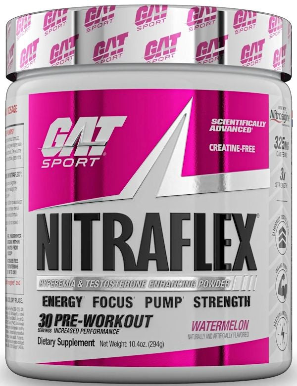 Nitraflex ADVANCED Pre-Workout GAT Sport Black Cherry