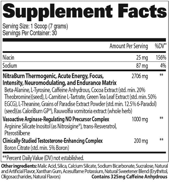 GAT Sport Nitraflex Burn 30 serving|Lowcostvitamin.com|Fat Burner
