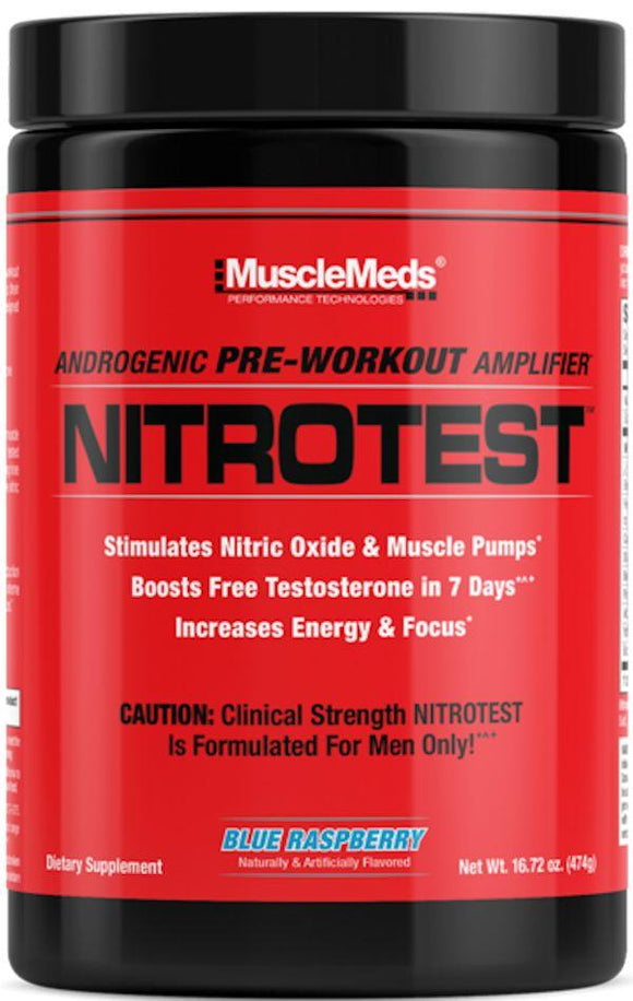 MuscleMeds Nitrotest Pre-Workout 30 servings|Lowcostvitamin.com|pre workout