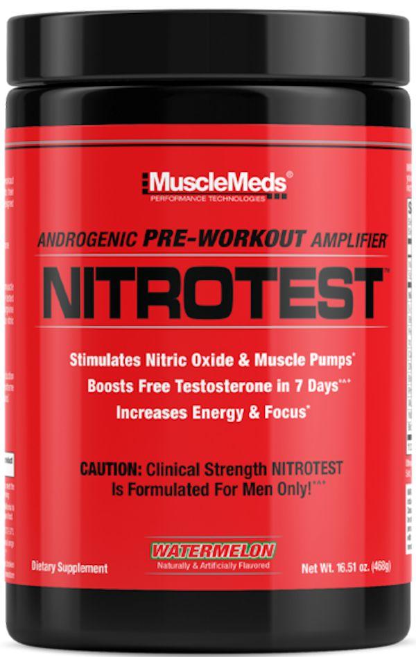 MuscleMeds Nitrotest Pre-Workout 30 servings|Lowcostvitamin.com