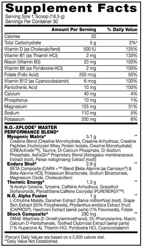 BSN NO Xplode Legendary 30 servings|Lowcostvitamin.com|Creatine