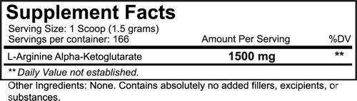NutraKey Arginine 166 servings 250gms|Lowcostvitamin.com|Arginine