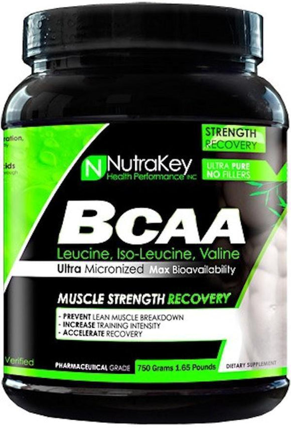 NutraKey BCAA Powder 750 gms|Lowcostvitamin.com|BCAA