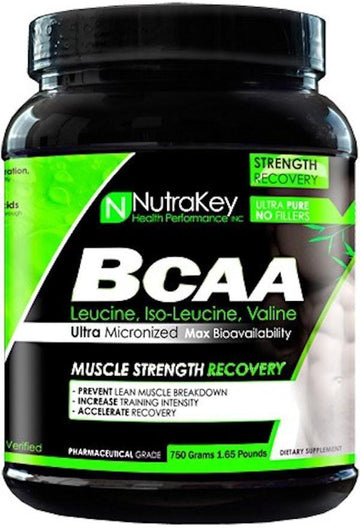 NutraKey BCAA Powder 750 gms