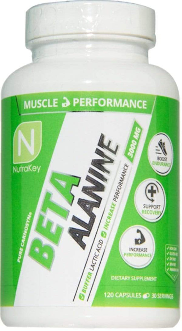 Nutrakey Beta-Alanine 120 Capsules|Lowcostvitamin.com|beta alanine