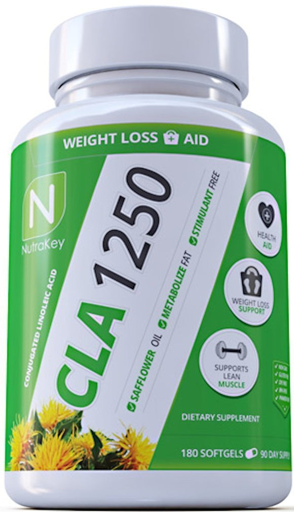 Nutrakey CLA 1250 180 Softgel|Lowcostvitamin.com|CLA
