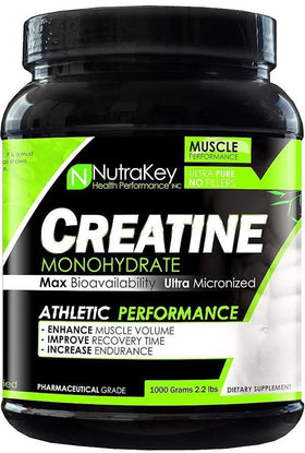 NutraKey Creatine Monohydrate 1000 gms|Lowcostvitamin.com|Creatine