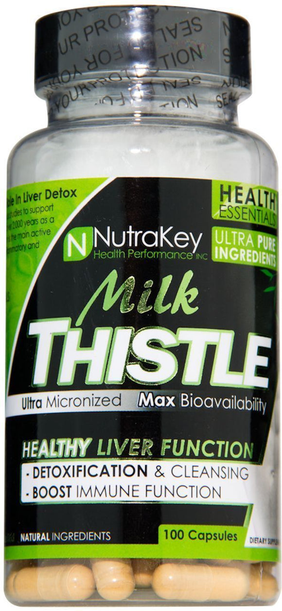 Nutrakey Milk Thistle 100 Capsules|Lowcostvitamin.com|Liver Support