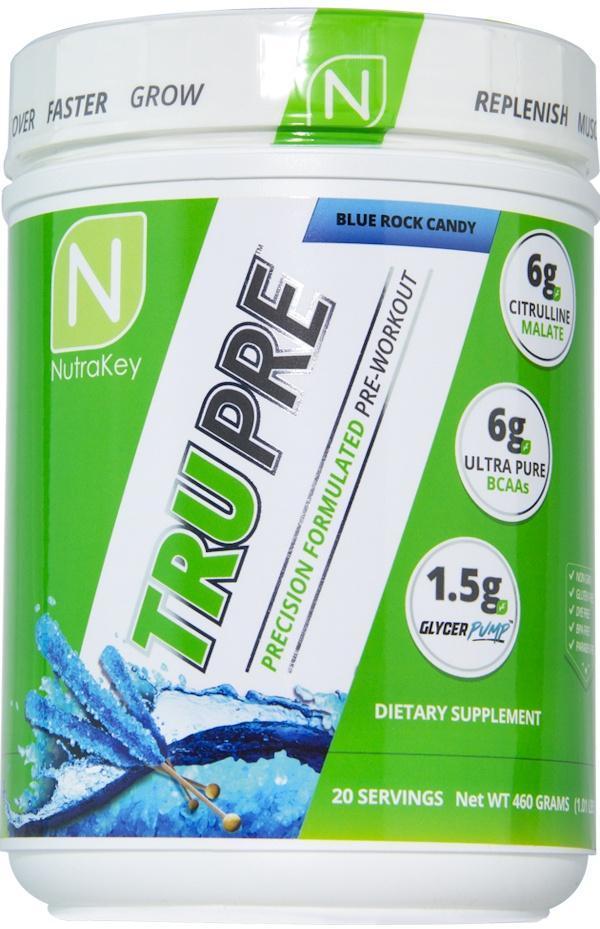 Nutrakey Muscle Pumps Blue Rock Candy NutraKey TRU Pre