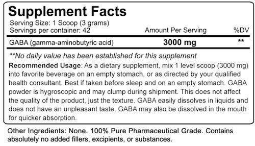 Nutrakey GABA 42 servings|Lowcostvitamin.com|Sleep Aid