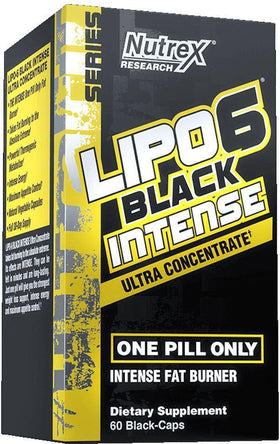 Nutrex Lipo-6 Black Intense 60 Capsules|Lowcostvitamin.com|Fat Burner